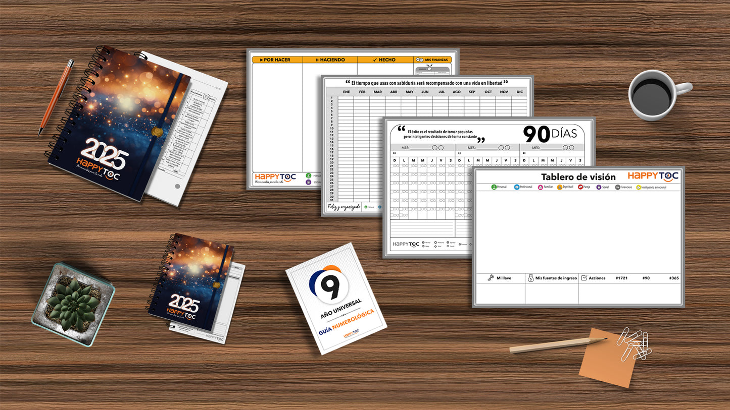 KIT HappyTOC 2025 / Diseño Alquimia